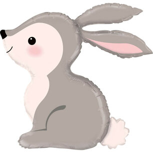 Rabbit (haas) folieballon shape, 68 cm