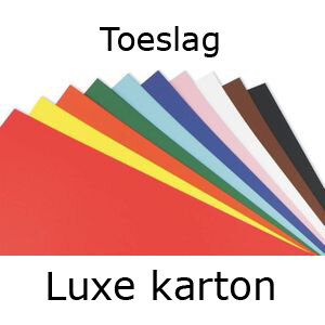 Toeslag luxe karton