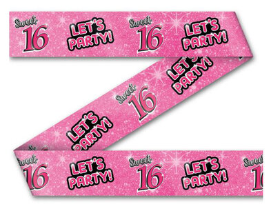 Sweet 16 afzetlint Lets Party, 12 m