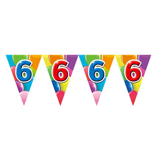 6 jaar, Vlaggenlijn Feest, 10 meter