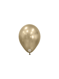 Gold dust (goud) Silk kleine ballon, 5 inch (13cm)
