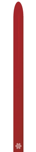 Imperial Red (donkerrood) Fashion Modelleerballon Mini (160)