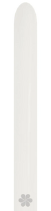 Almond white Fashion Modelleerballon Medium