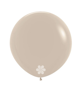 White sand (crème) Fashion XL Ballon, 24 inch (60cm)
