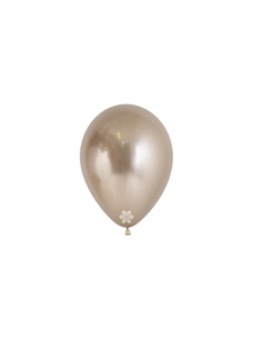 Champagne Reflex kleine ballon, 5 inch (13cm)