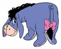 Winnie de Poeh - Iejoor tussenstukje voor naamslinger Winnie de Poeh - Iejoor tussenstukje voor naamslinger