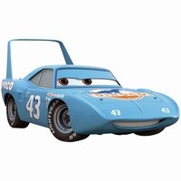 Auto, raceauto blauw tussenstukje Auto, raceauto blauw tussenstukje