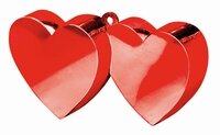Ballongewichtje hartjes rood 135 gram Ballongewichtje hartjes rood 135 gram