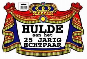 Deurbord, Hulde aan het 25 jarig echtpaar Deurbord, Hulde aan het 25 jarig echtpaar