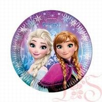 Frozen Disney Bord Ice Anna en Elsa 23cm, 8 stuks Frozen Disney Bord Ice Anna en Elsa 23cm, 8 stuks