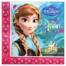 Frozen Anna en Elsa Servetten 33x33cm, 20 stuks Frozen Anna en Elsa Servetten 33x33cm, 20 stuks