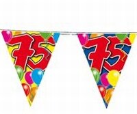 75 jaar, Vlaggenlijn, 10 meter 75 jaar, Vlaggenlijn, 10 meter
