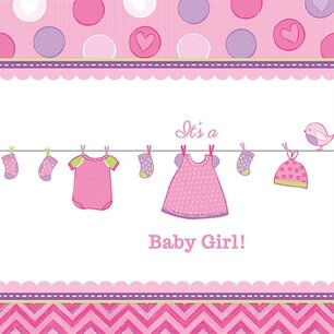 Baby Girl Tafelkleed, 138x259cm