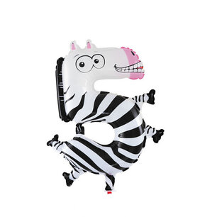 Cijfer 5 Zebra, ca. 35 cm Cijfer 5 Zebra, ca. 35 cm