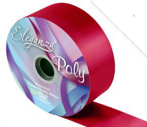 Donkerrood Decoratie lint, 50mm, 7 meter Donkerrood Decoratie lint, 50mm, 7 meter