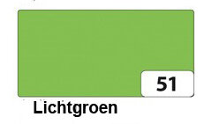 Groen: lichtgroen, kleur naamslinger Groen: lichtgroen, kleur naamslinger