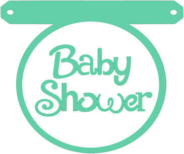 Babyshower tussenstukje Babyshower tussenstukje