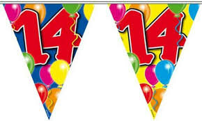 14 jaar, Vlaggenlijn, 10 meter 14 jaar, Vlaggenlijn, 10 meter