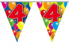 4 jaar, Vlaggenlijn, 10 meter