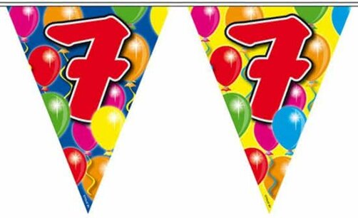 7 jaar, Vlaggenlijn, 10 meter