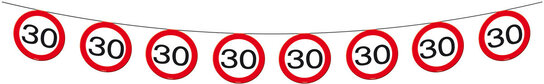 30 jaar, Verkeersbord Slinger, 12 meter 30 jaar, Verkeersbord Slinger, 12 meter