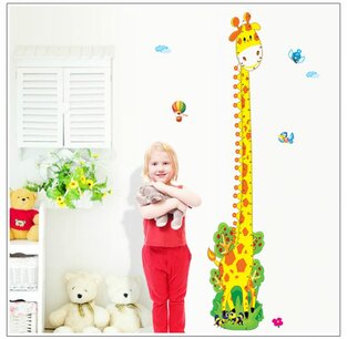 Groeimeter sticker Giraffe Groeimeter sticker Giraffe