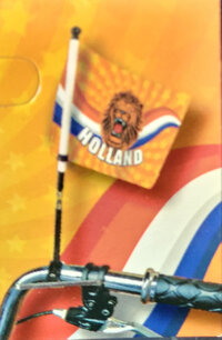 Fietsvlag Oranje Leeuw, 15x20 cm Fietsvlag Oranje Leeuw, 15x20 cm