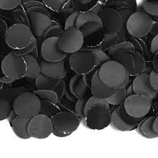 Zwart Confetti luxe, 100 gram Zwart Confetti luxe, 100 gram