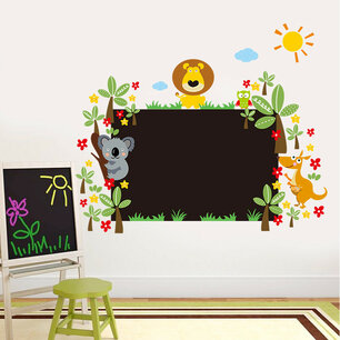 Muursticker krijtbord Jungle Muursticker krijtbord Jungle