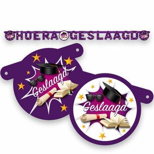 Hoera Geslaagd Letterslinger  Hoera Geslaagd Letterslinger