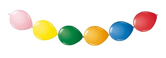 Multicolor Ballonnenslinger, ca. 3 meter Multicolor Ballonnenslinger, ca. 3 meter