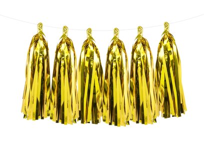 Goud Tassel slinger DIY, ca 2 meter Goud Tassel slinger DIY, ca 2 meter