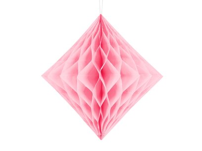Roze Honeycomb diamant, 30cm Roze Honeycomb diamant, 30cm