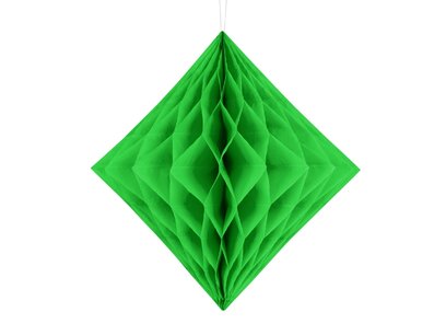Groen Honeycomb diamant, 30cm Groen Honeycomb diamant, 30cm