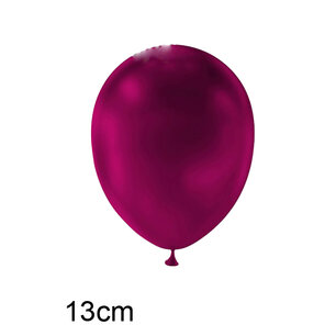 Bordeauxrood Metallic kleine ballon (13cm) Bordeauxrood Metallic kleine ballon (13cm)