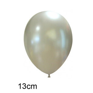 Zilver Metallic kleine ballon (13cm) Zilver Metallic kleine ballon (13cm)