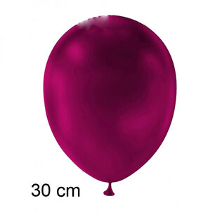 Bordeauxrood Metallic ballon (30cm) Bordeauxrood Metallic ballon (30cm)