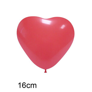 Rood Hart Ballon klein (16cm) Rood Hart Ballon klein (16cm)