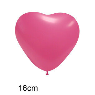 Fuchsia Hart Ballon klein (16cm) - roze Fuchsia Hart Ballon klein (16cm) - roze
