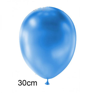 kromme liefde Jaar Blauw metallic Ballonnen - goede kwaliteit